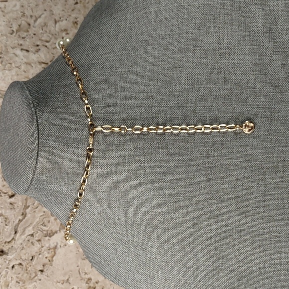 R. J. Graziano Pearl/Chain Link Necklace - Picture 2 of 5